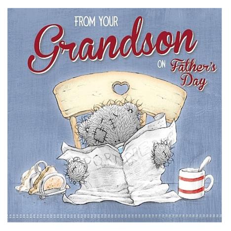 From Your Grandson Me to You Bear Fathers Day Card £2.09